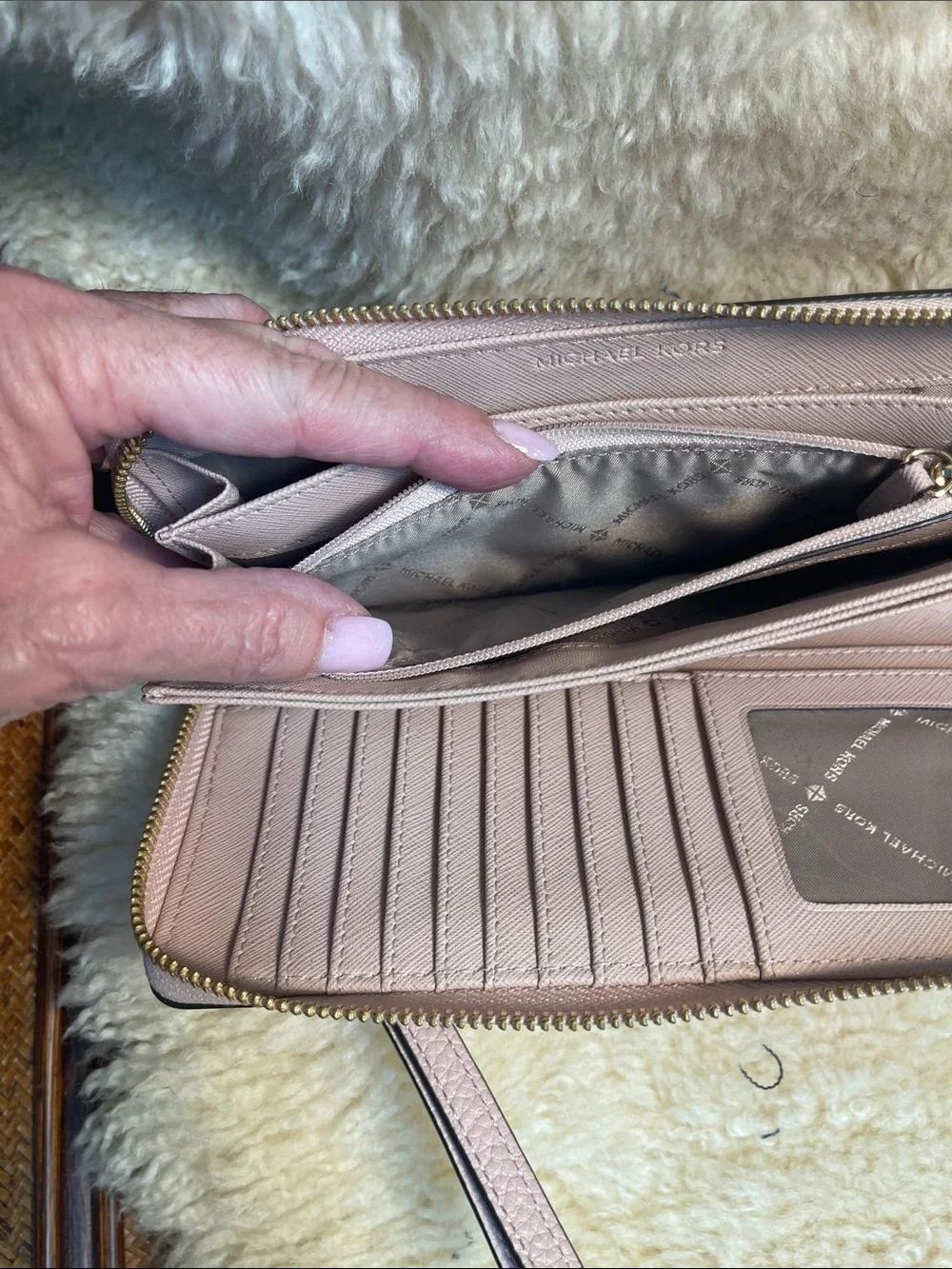 Michael Kors sleek zip